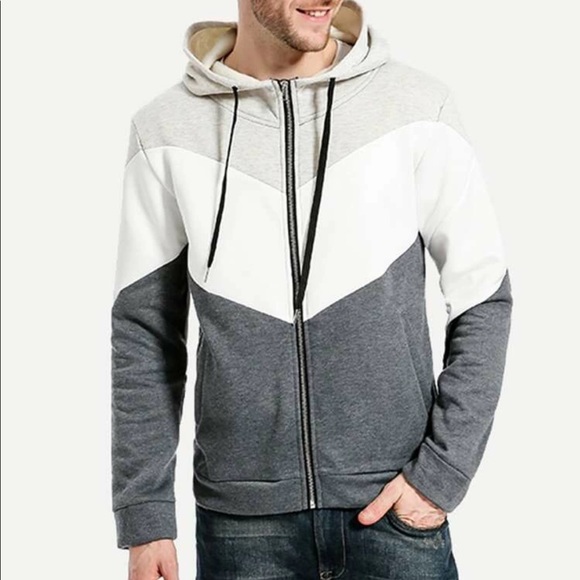 SHEIN Other - SHEIN | Colour Block Zip Up Hoodie | M